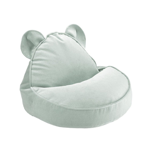 Pouf Enfant Ours Vert d'Eau