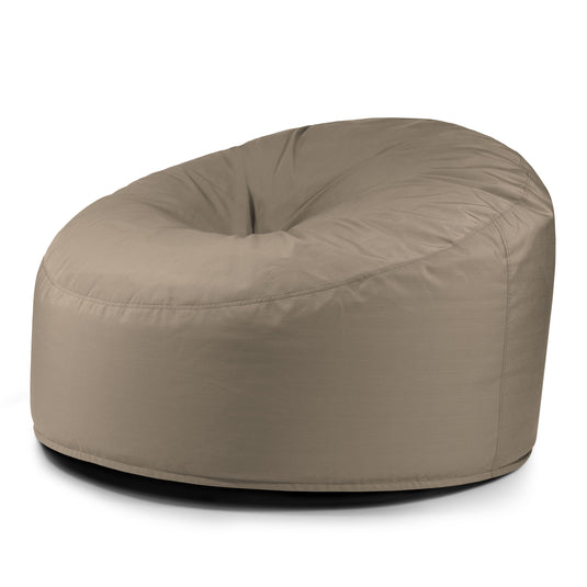 Pouf Exterieur XXL Marron Taupe Pouf Français
