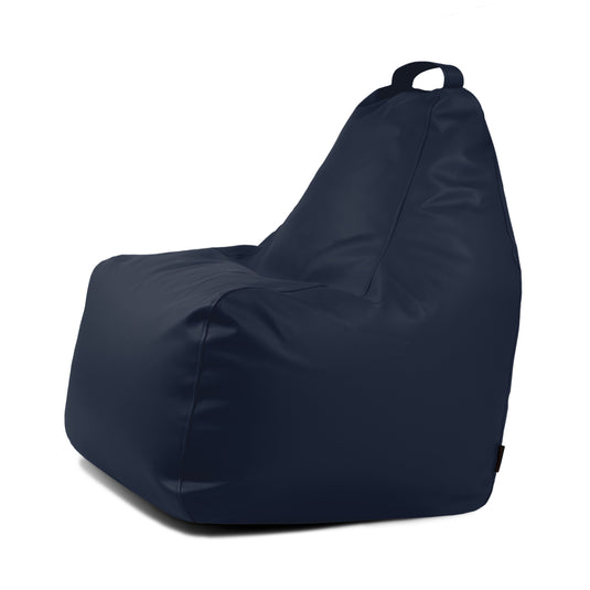 Pouf Gamer cuir Bleu Marine Pouf Gamer Beaumont Concept