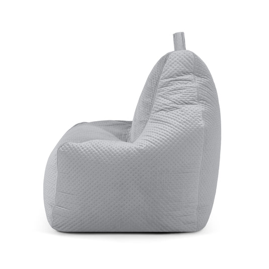 Pouf Gamer en velours capitonné Pouf Gamer Beaumont Concept
