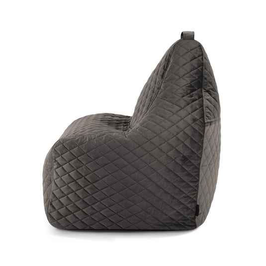 Pouf Gamer en velours royal Pouf Gamer Beaumont Concept