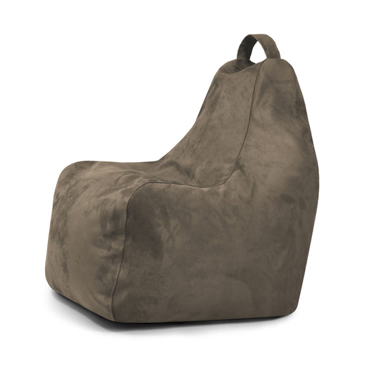 Pouf Gamer suede Marron Chocolat Pouf Gamer Beaumont Concept