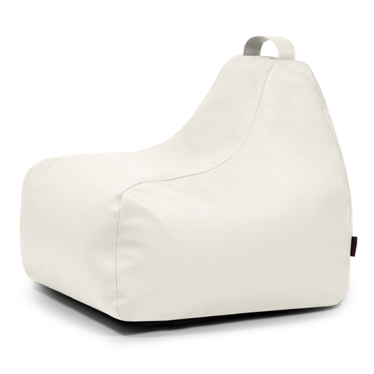 Pouf Gaming cuir Blanc Neige Beaumont Concept