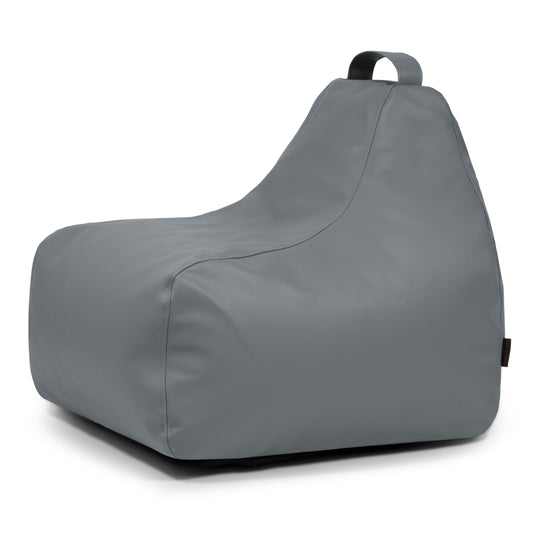 Pouf Gaming cuir Gris Acier Beaumont Concept