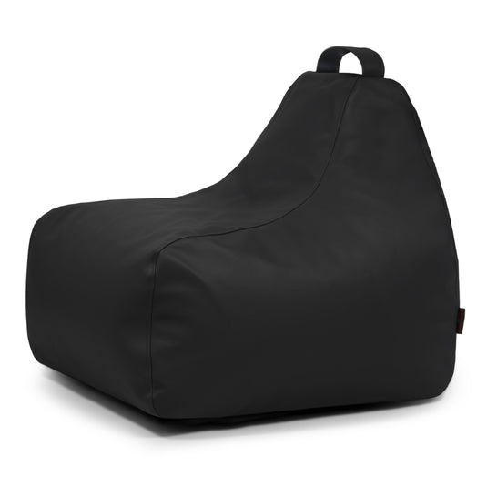 Pouf Gaming cuir Noir Profond Beaumont Concept
