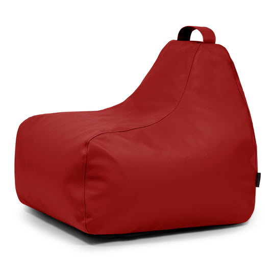 Pouf Gaming cuir Rouge Bordeaux Beaumont Concept