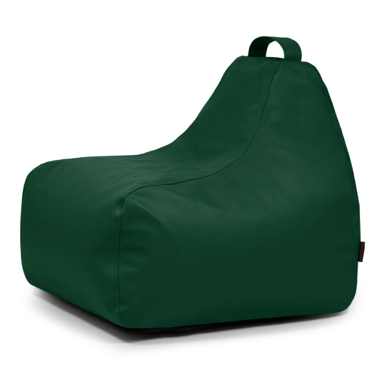 Pouf Gaming cuir Vert Fôret Beaumont Concept