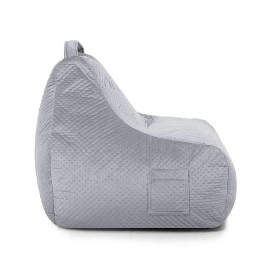 Pouf Gaming en velours capitonné Beaumont Concept