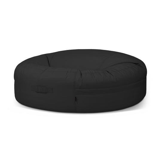 Pouf Geant Exterieur Noir Profond