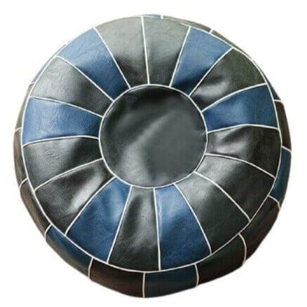 Pouf Marocain Bleu