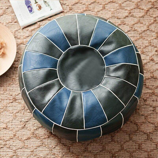 Pouf Marocain Bleu