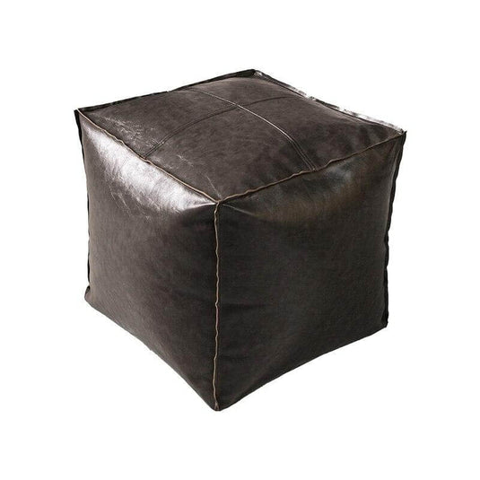 Pouf Marocain Cuir Carré