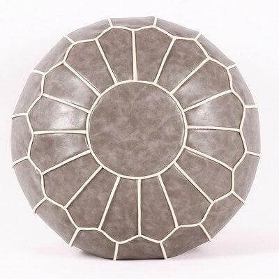 Pouf Marocain Gris
