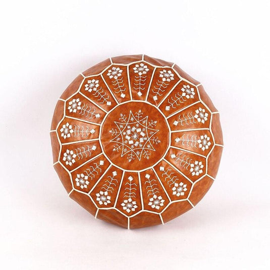 Pouf Marocain Marron Clair