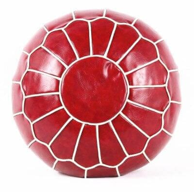 Pouf Marocain Rouge