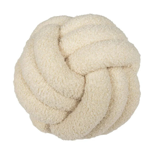 Pouf Noeud Beige Crème