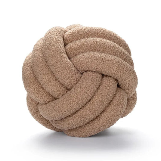 Pouf Noeud Marron Gris