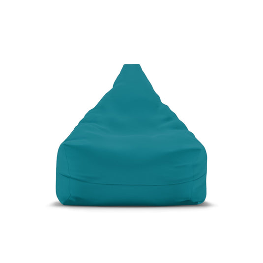 Pouf Poire Bleu Canard 27" × 30" × 25" / Without insert