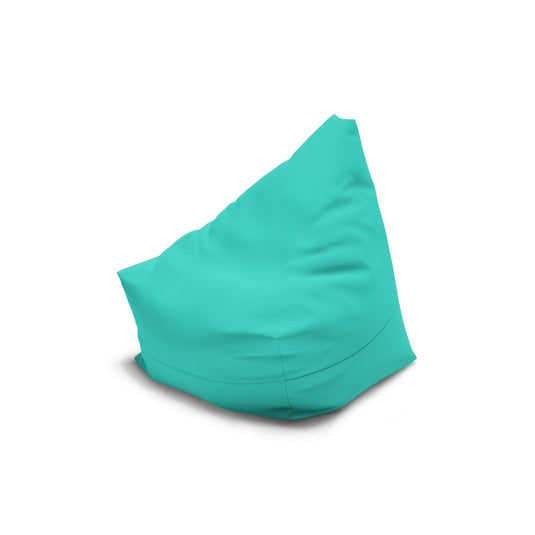 Pouf Poire Bleu Turquoise