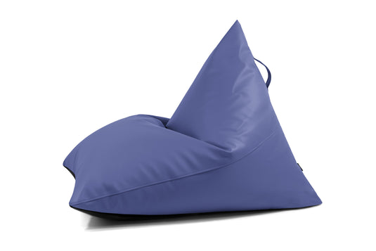 Pouf Poire cuir Bleu de France Beaumont Concept