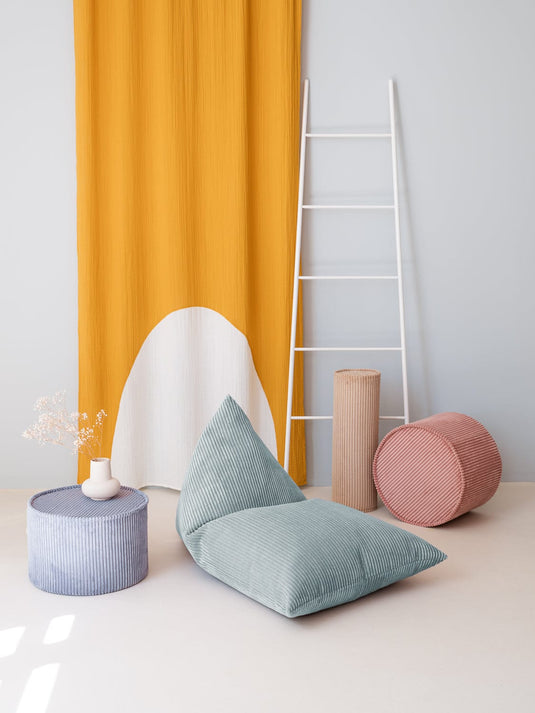 Pouf Poire Enfant - Vert d'Eau