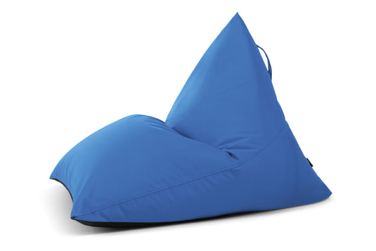 Pouf Poire Exterieur Bleu de France Beaumont Concept