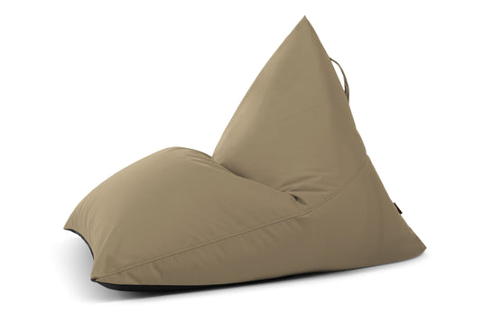 Pouf Poire Exterieur Marron Beige Beaumont Concept