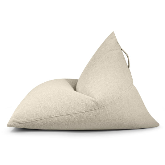 Pouf Poire mouton Beige Sable Beaumont Concept