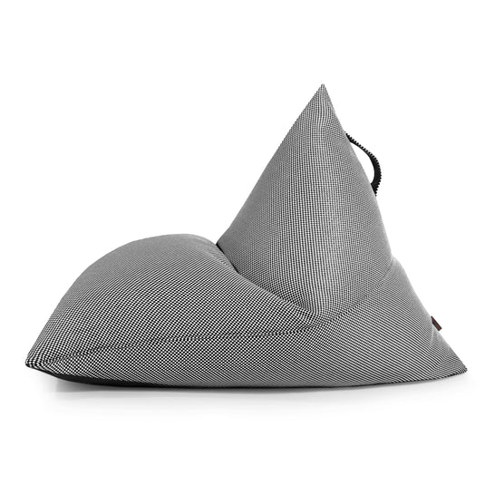 Pouf Poire Piscine Noir et Blanc Beaumont Concept