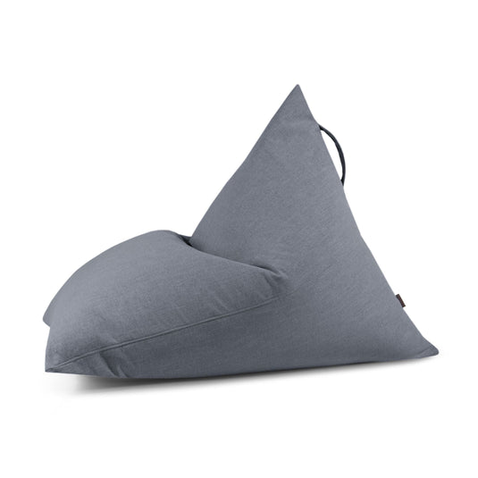 Pouf Poire Salon Gris Anthracite Beaumont Concept