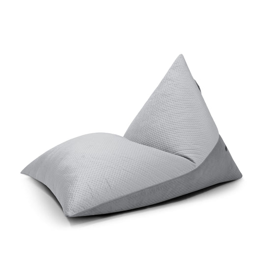 Pouf Poire XXL en velours capitonné Beaumont Concept