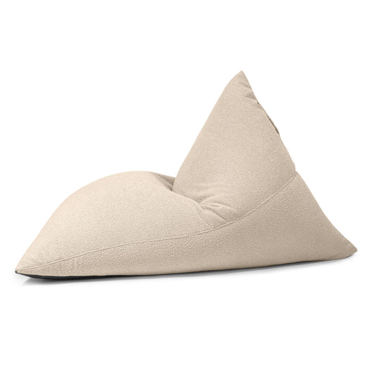 Pouf Poire XXL mouton Beige Sable Beaumont Concept