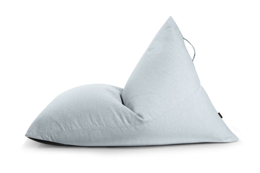 Pouf Poire XXL Salon Bleu Ciel Beaumont Concept