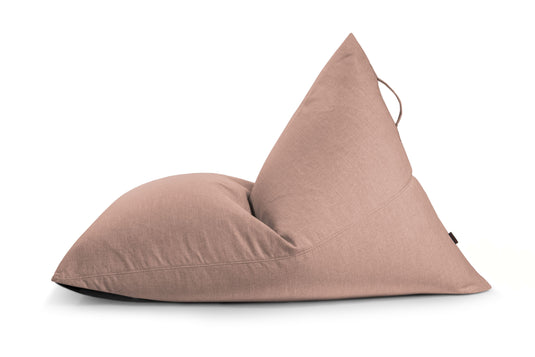Pouf Poire XXL Salon Marron Terracotta Beaumont Concept
