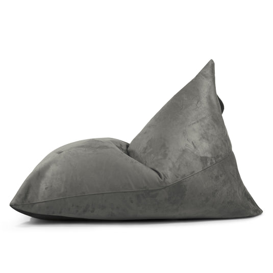 Pouf Poire XXL suede Gris Anthracite Beaumont Concept