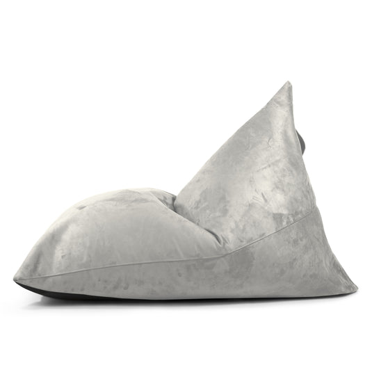 Pouf Poire XXL suede Gris Perle Beaumont Concept