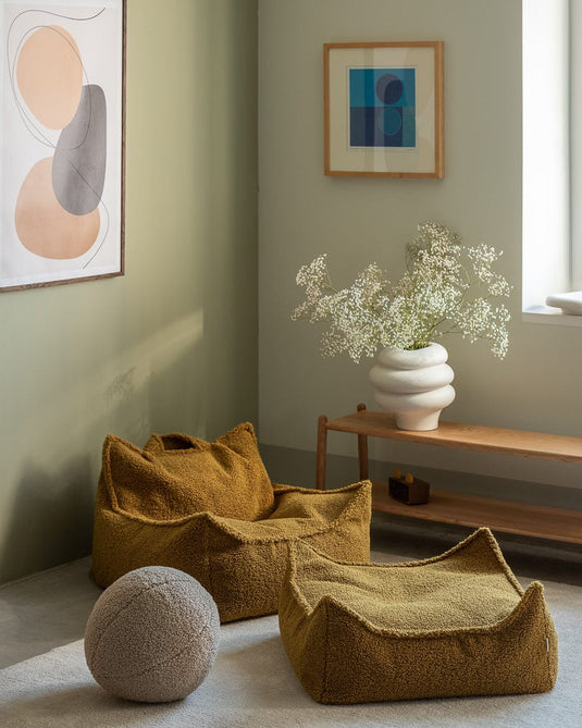 Pouf pour Enfant - Moutarde