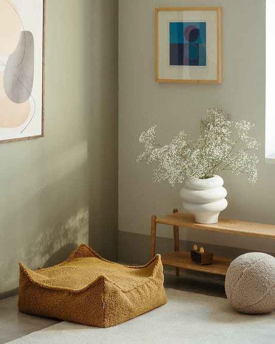 Pouf pour Enfant - Moutarde