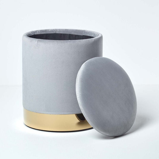 Pouf Rangement Velours