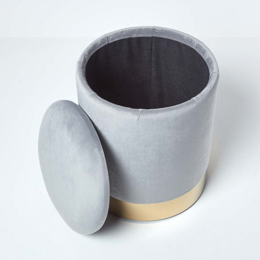 Pouf Rangement Velours