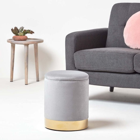 Pouf Rangement Velours