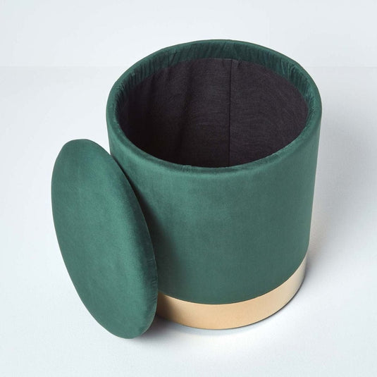 Pouf Rangement Velours