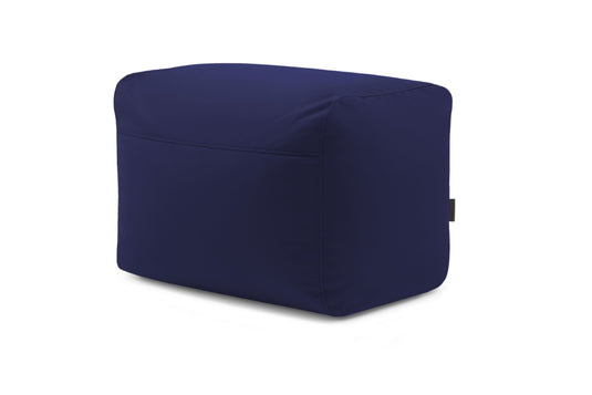 Pouf Repose Pied Exterieur Bleu Marine Pouf Français