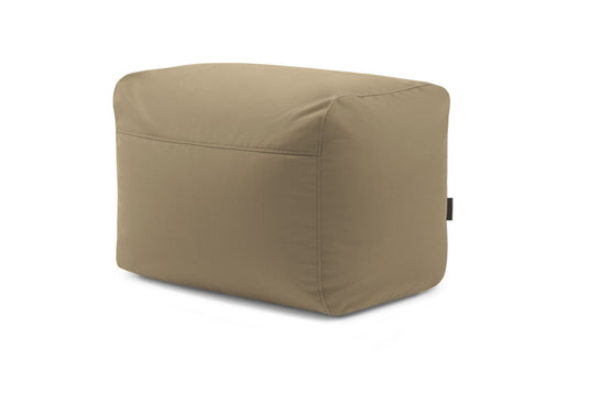 Pouf Repose Pied Exterieur Marron Beige Pouf Français