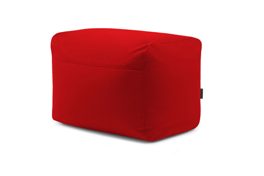 Pouf Repose Pied Exterieur Rouge Cerise Pouf Français