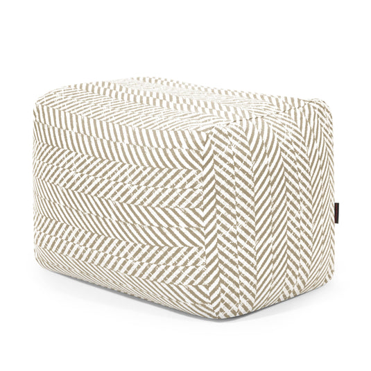 Pouf Repose Pied Jardin Beige Sable Pouf Français