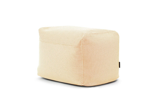 Pouf Repose Pied Piscine Orange Mandarine Pouf Français