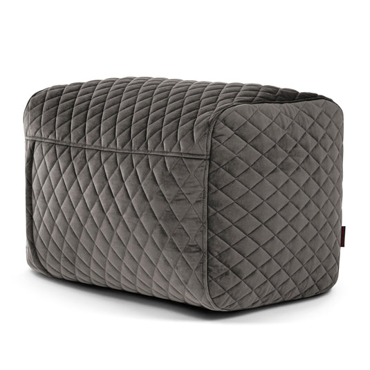 Pouf Repose Pied Royal Gris Anthracite Pouf Français