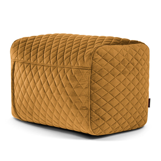 Pouf Repose Pied Royal Jaune Moutarde Pouf Français
