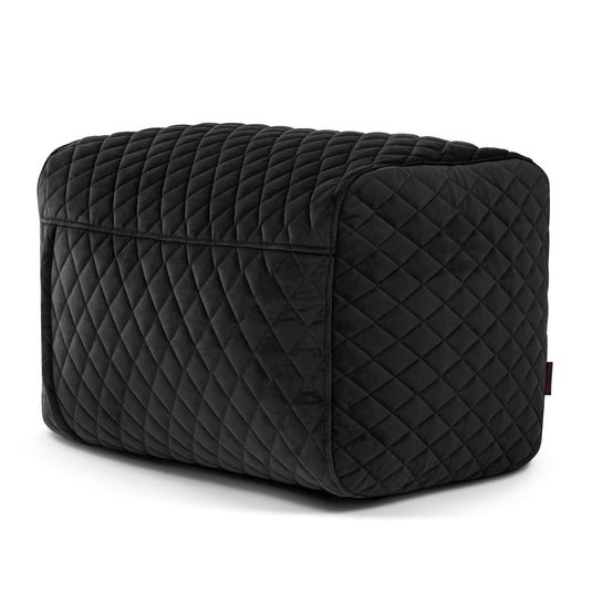 Pouf Repose Pied Royal Noir Profond Pouf Français